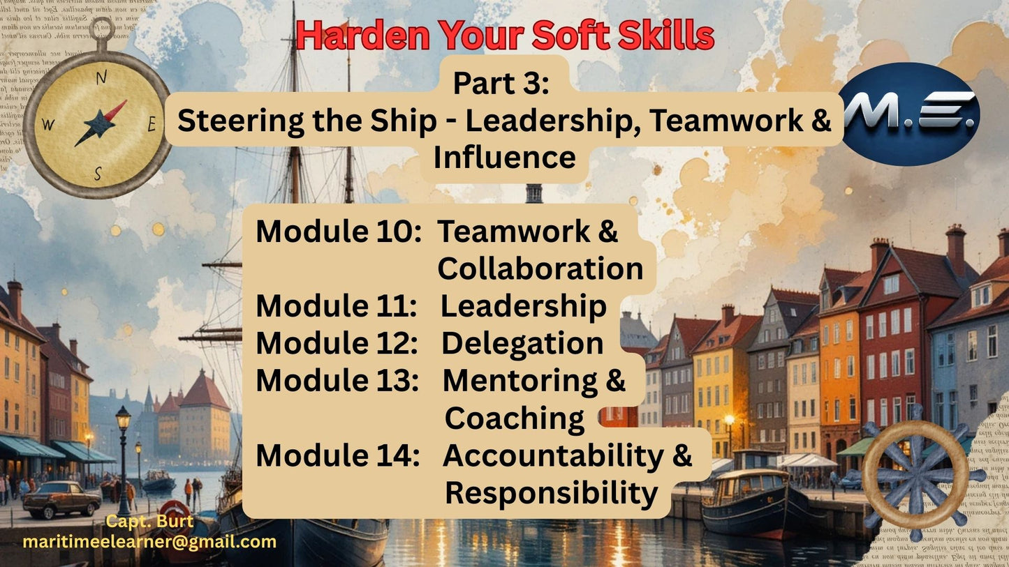 Part C: Steering the Ship - Leadership, Teamwork & Influence