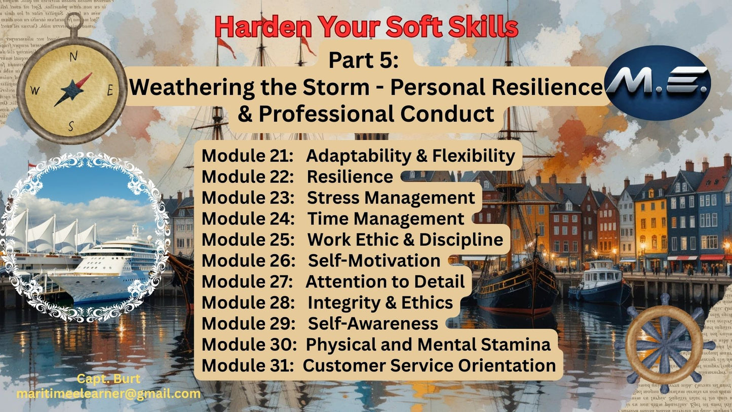 Part E: Weathering the Storm - Personal Resilience & Professional Conduct